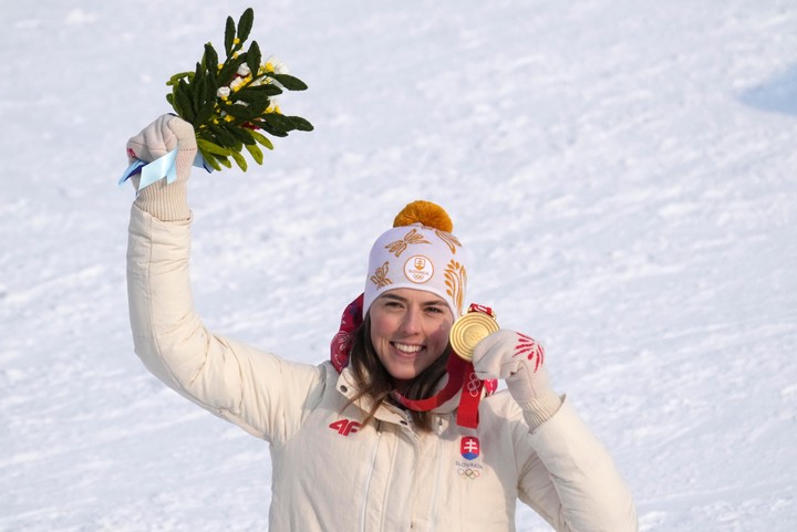 Petra Vlhová je olympijskou šampiónkou v slalome